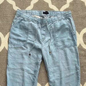 LAST CALL🌺 Soft GAP Light Wash Blue Jogger Pants Sz M